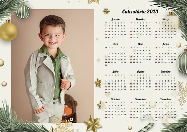 Modelo De Calendario 2023 Editavel - IMAGESEE