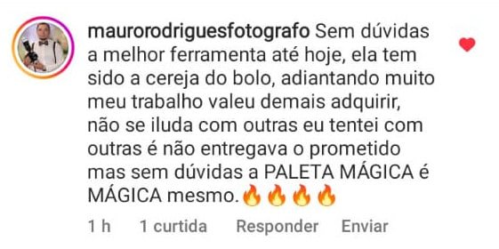 Depoimento Paleta Mágica de Edição