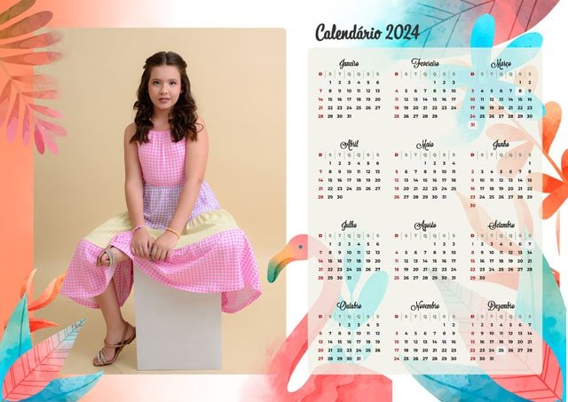 Calendário 2024 em PNG para Editar - 018
